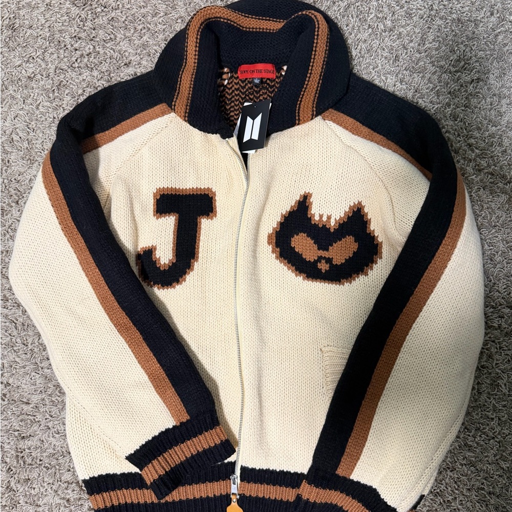 BTS J-Hope Hope on the stage Cowichan cardigan- One size